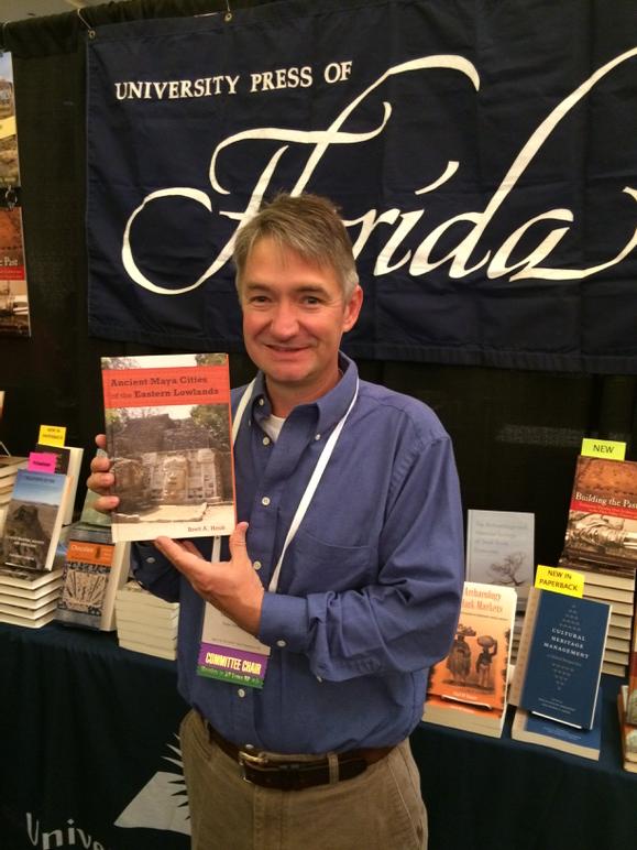 Houk at the UPF booth at SAA