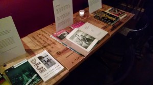 Jay Gertzmann's collection of banned books.