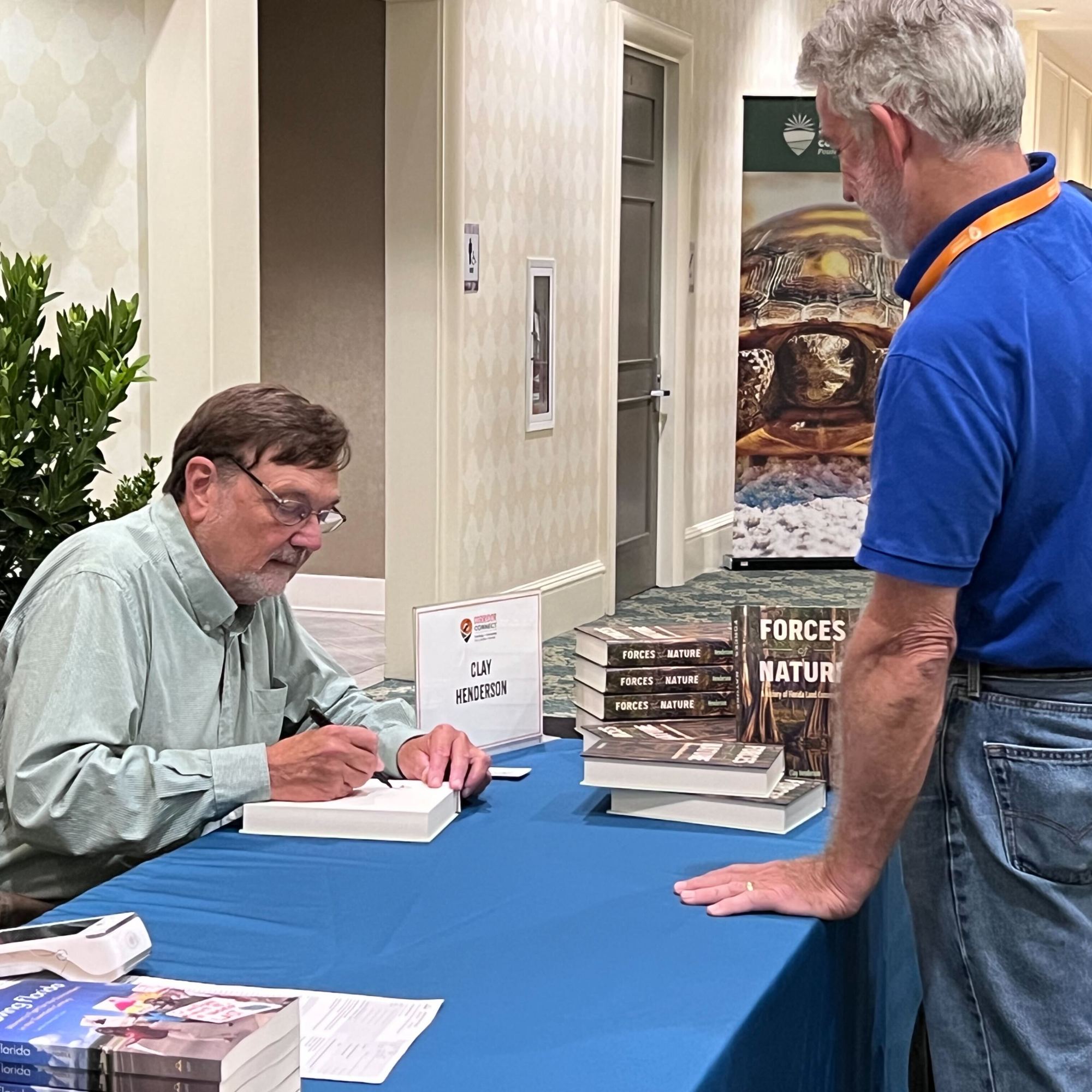 Clay Henderson, author of Forces of Nature: A History of Florida Land Conservation, at the Florida Wildlife Corridor summit