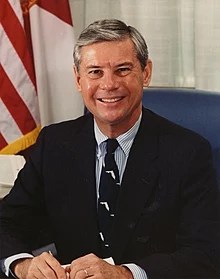 Photo of Bob Graham, courtesy of the Bob Graham Center for Public Service.