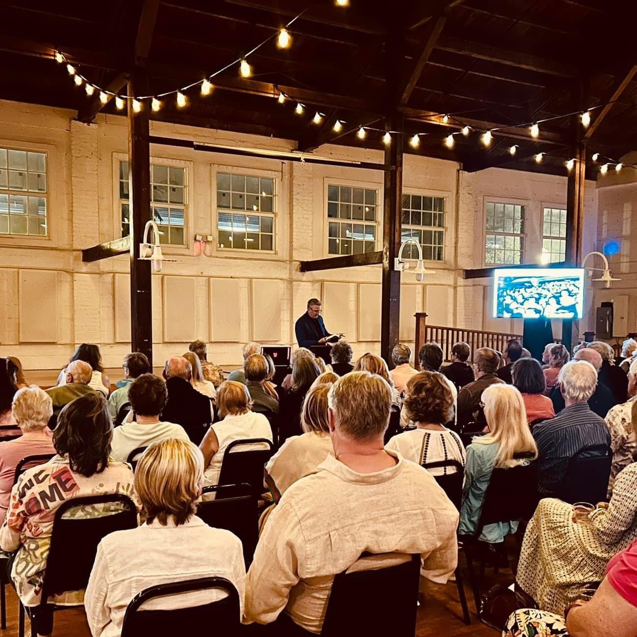 Bob Kealing, author of Good Day Sunshine State, with the Delray Beach Historical Society.