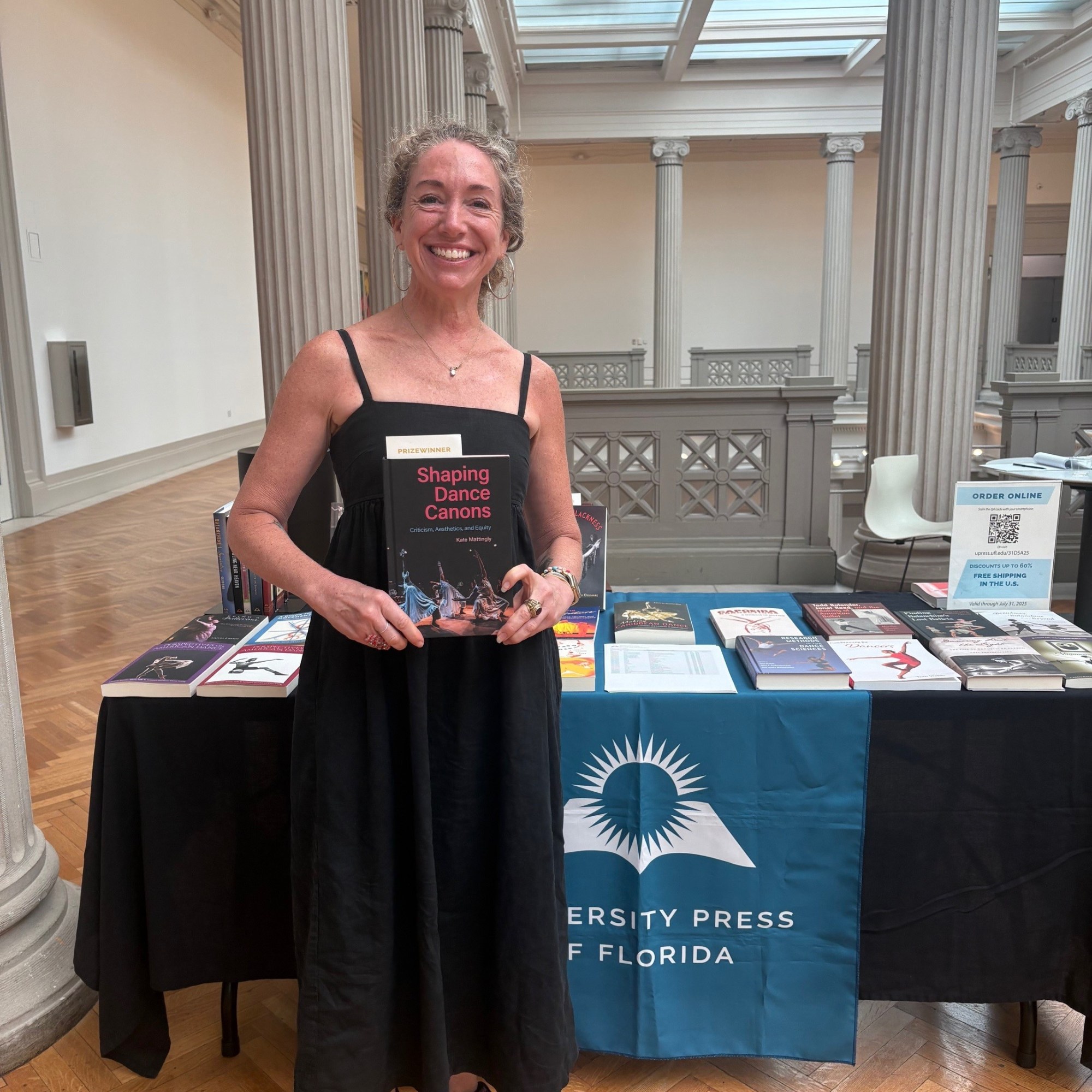 Kate Mattingly, author of Shaping Dance Canons, at the Dance Studies Association annual conference.