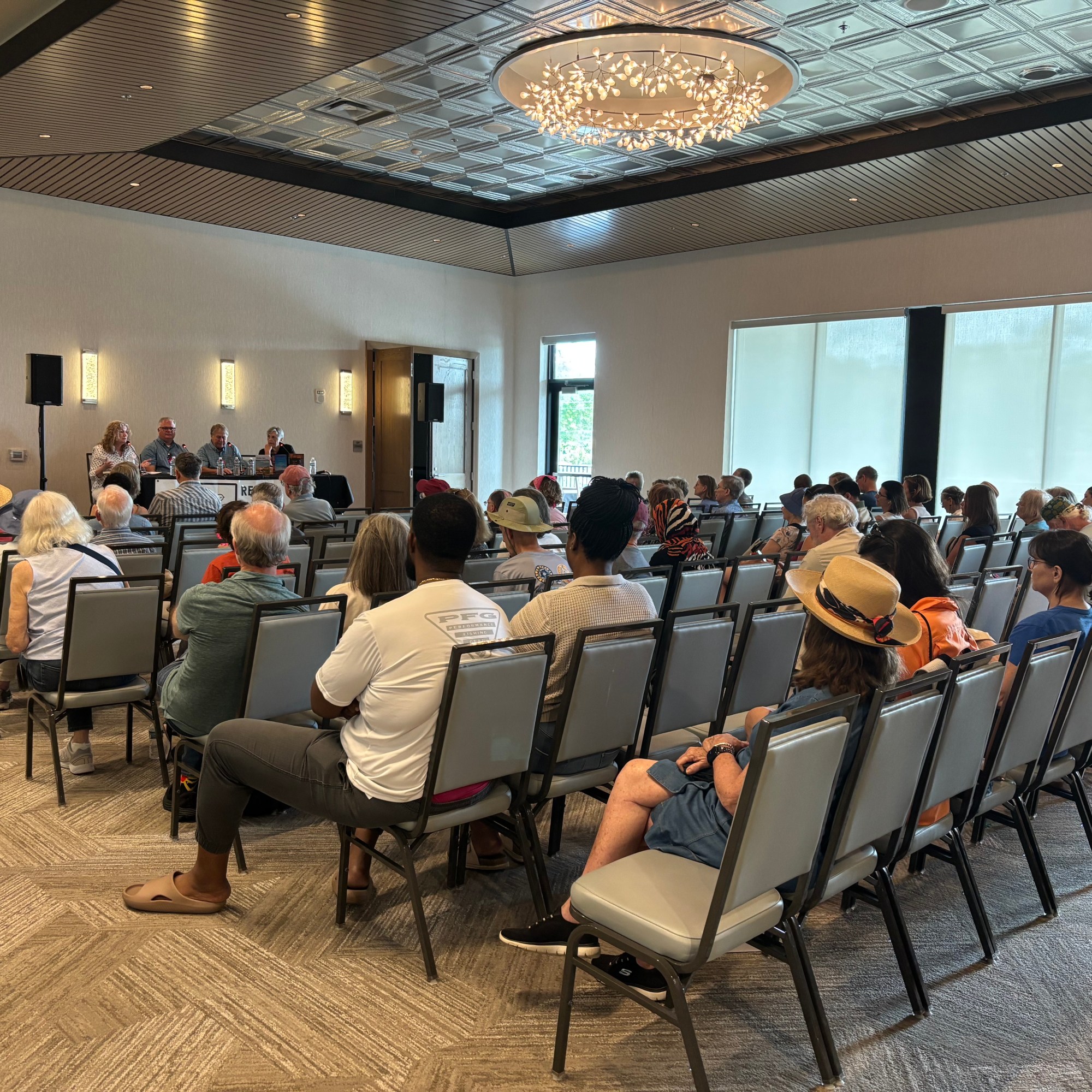 Evan P. Bennett, author of Tampa Bay, presenting as part of the Florida Book Award non-fiction winners panel at the Word of South Festival of Literature and Music.